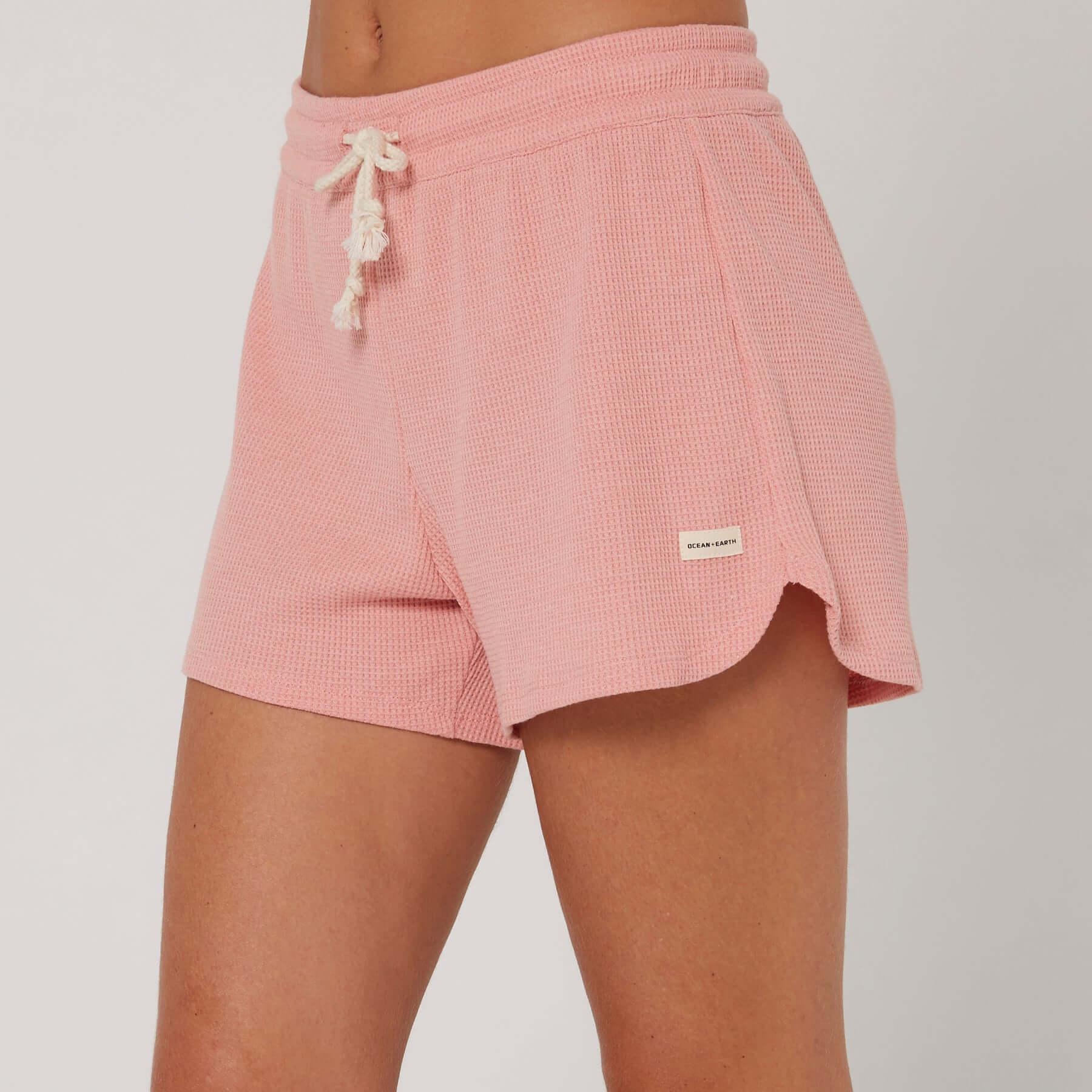 Bliss Waffle Short - Misty Rose