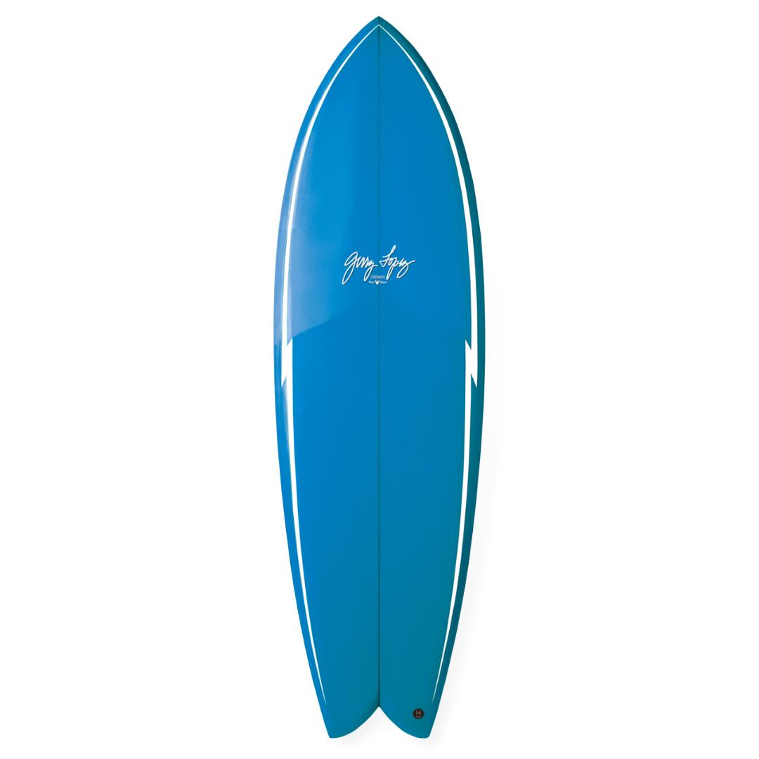 Gerry Lopez Something Fishy Surfboard - Blue 5'10