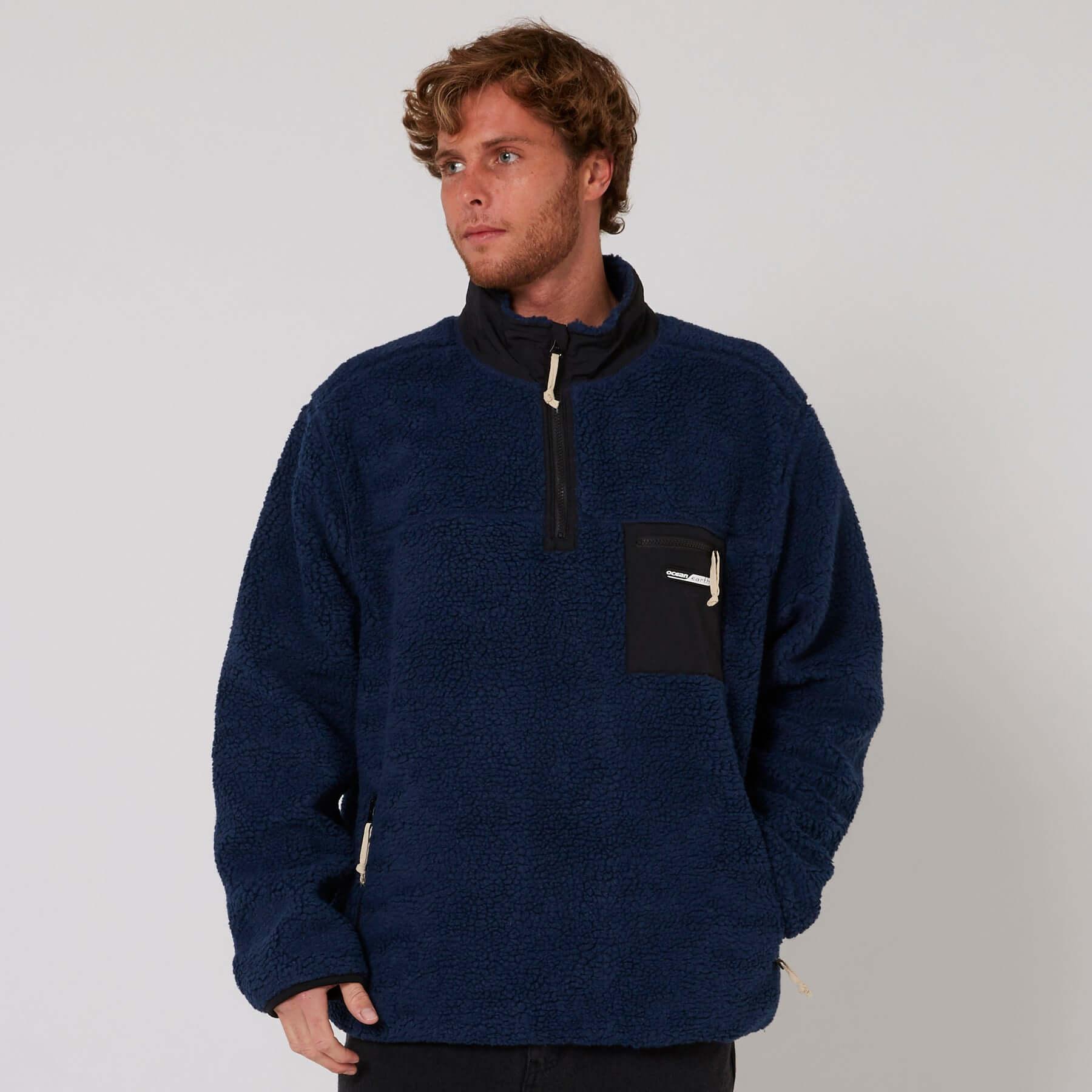 Reflex Sherpa 1/4 Zip - Blue