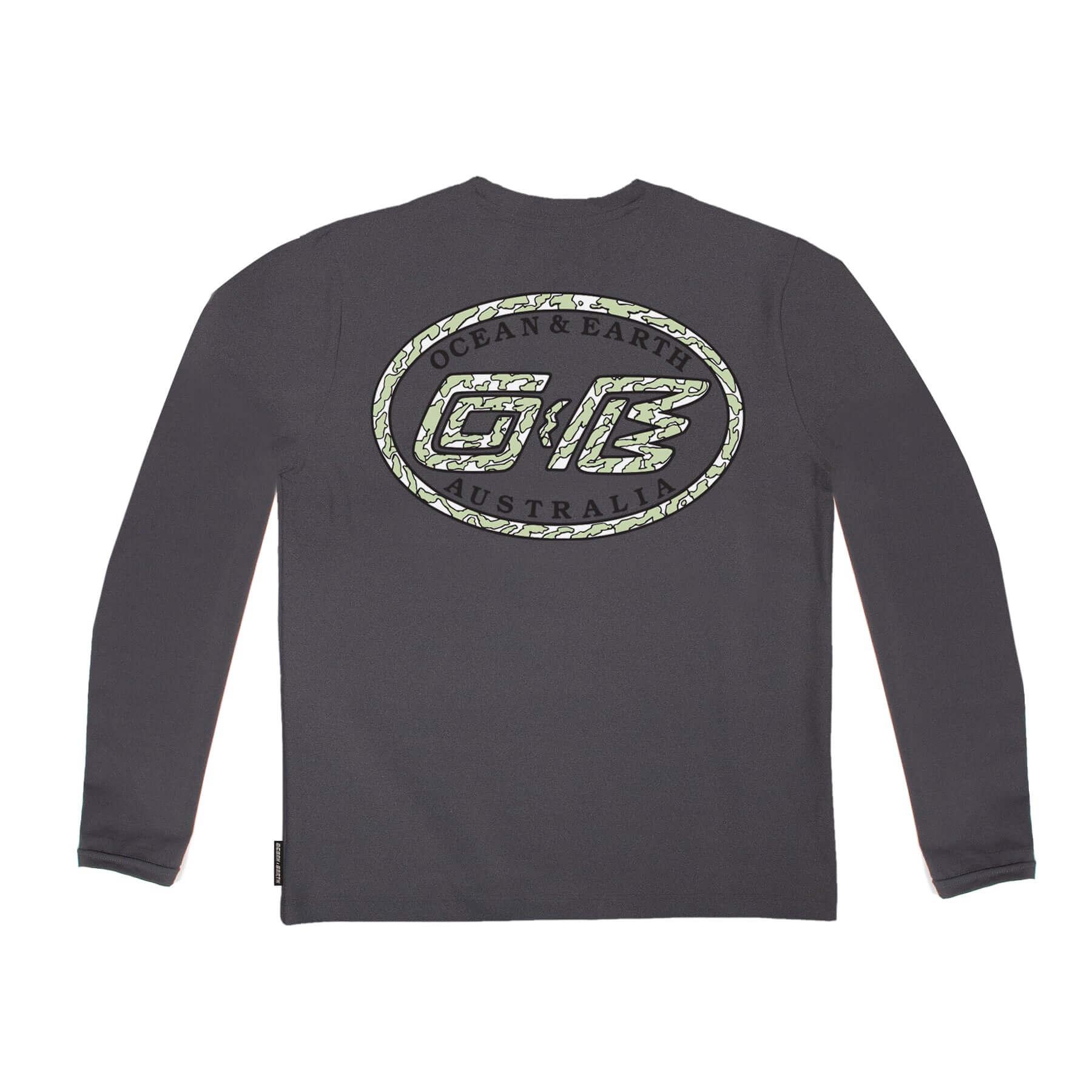 Boys T-Shirt L/S Rash Shirt - Charcoal