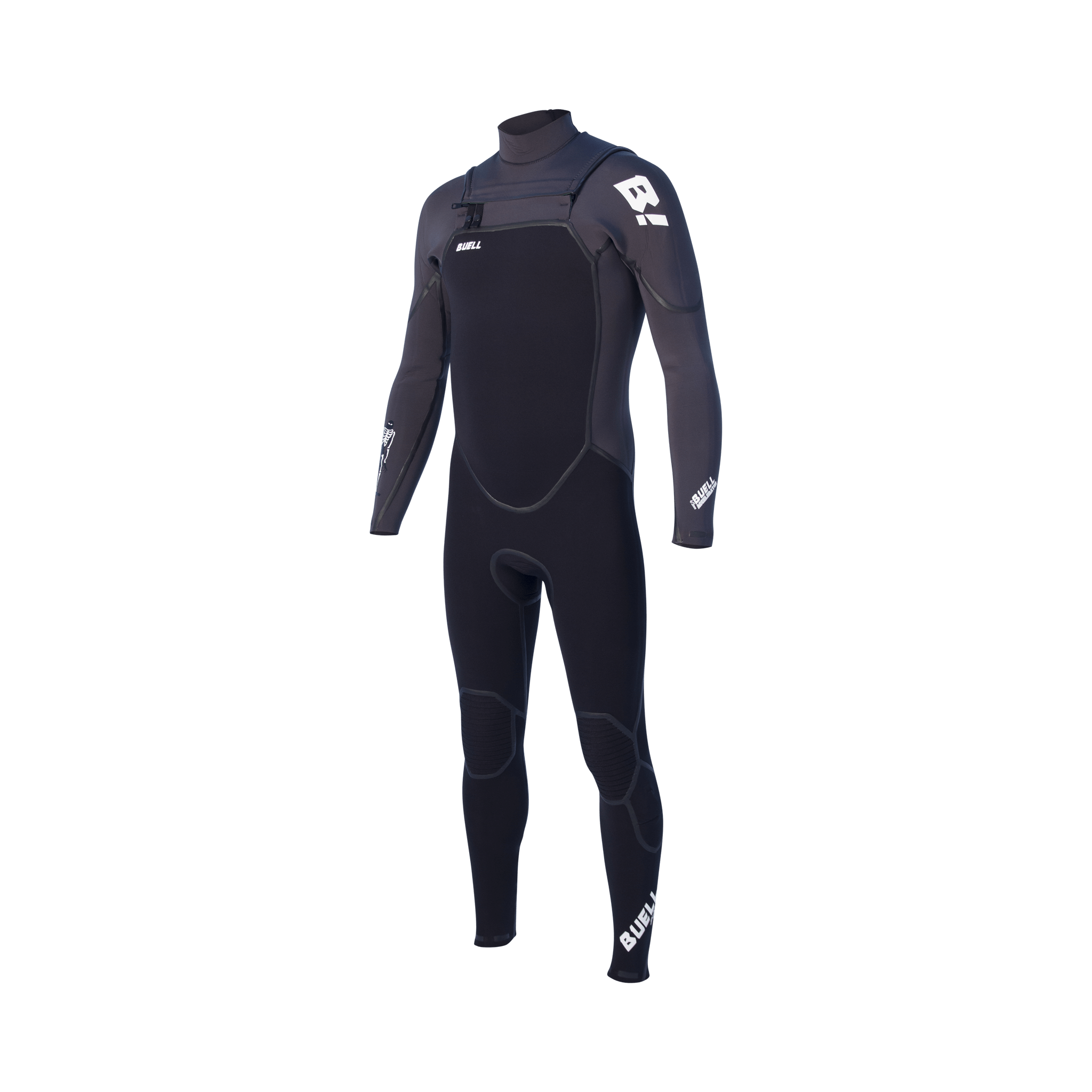 RB1 Accelerator 4/3MM Fullsuit Men's-Black/Graphite-LG 1