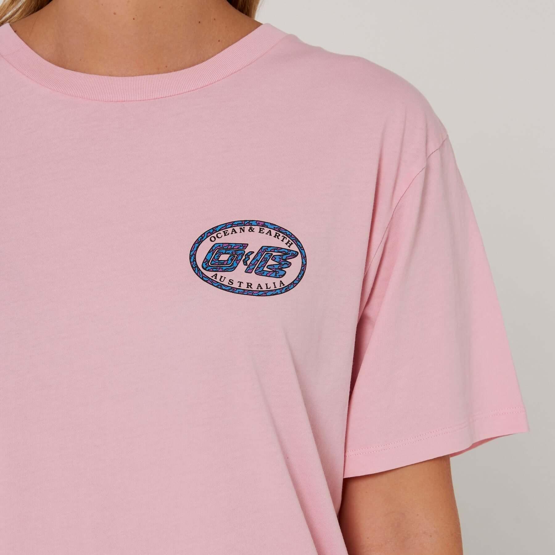 Camo Boyfriend Tee - Pink Sorbet