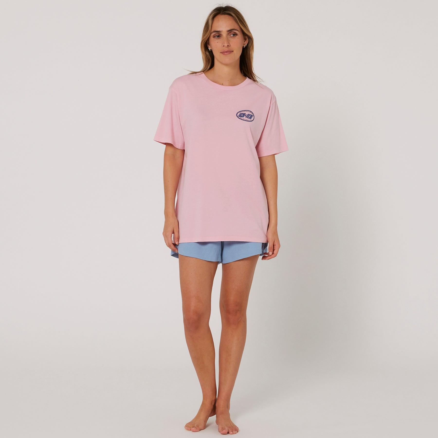 Camo Boyfriend Tee - Pink Sorbet