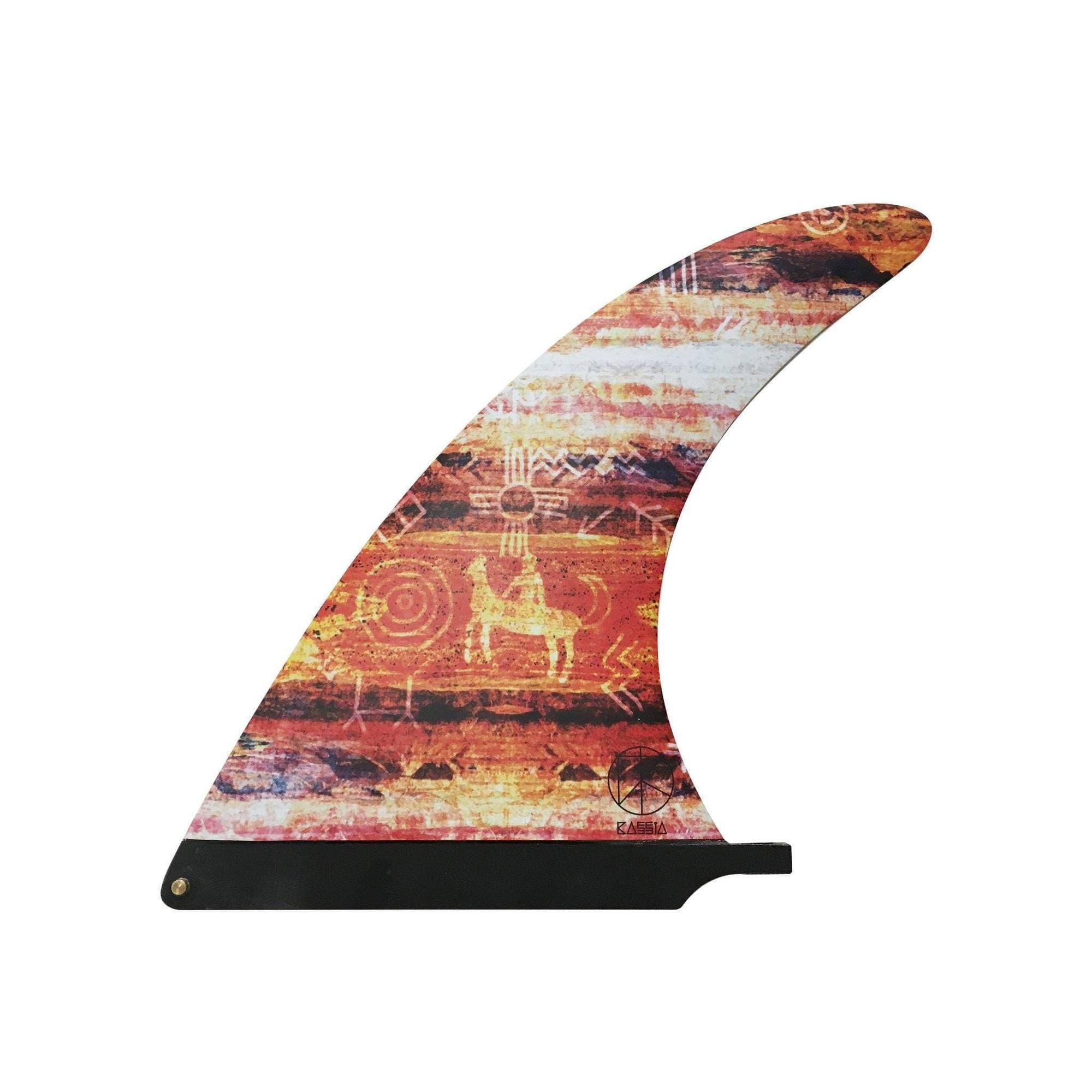 Captain Fin Co Kassia Tie Dye 9.8" Longboard Fin - Red