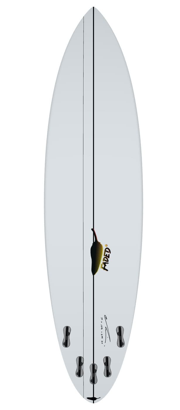 Chilli Faded 2.0 Step Up Surfboards bottom