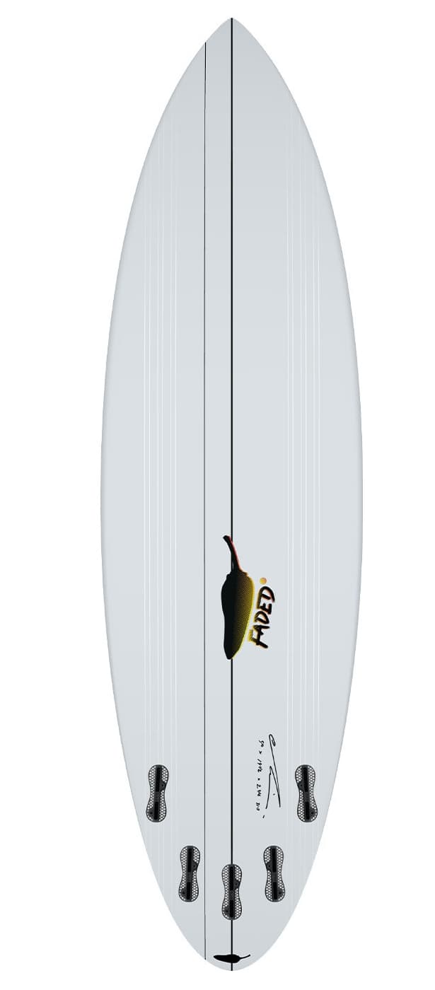Chilli Faded 2.0 Surfboard bottom