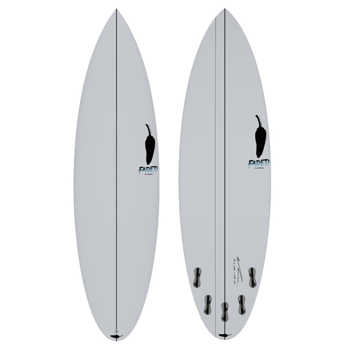 Chilli Faded Surfboard