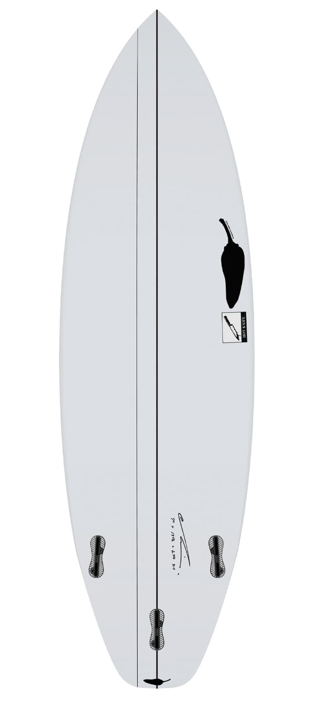 Chilli Hot Knife Surfboard bottom
