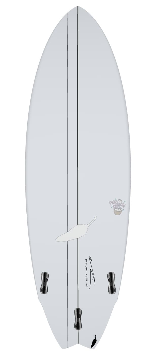 Chilli Pina Colada Surfboard bottom