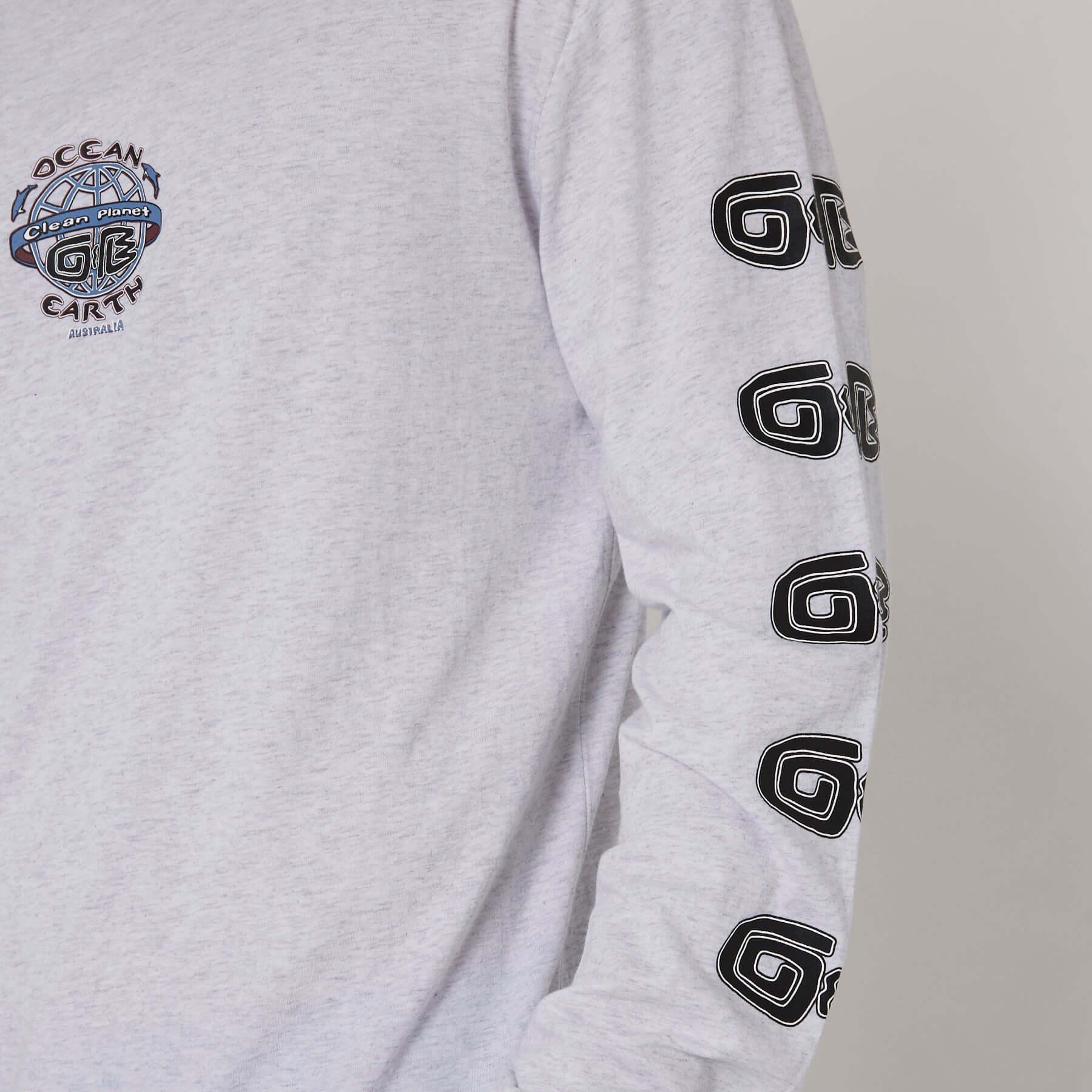 Clean Planet L/S Tee - Snow Marle