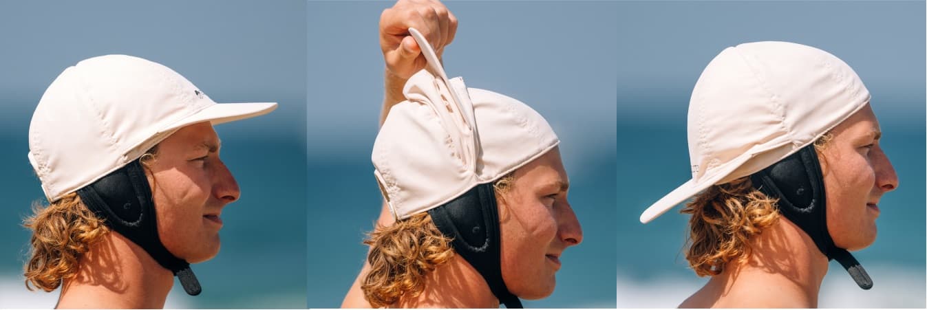 Convertible Watersports Hat - Khaki