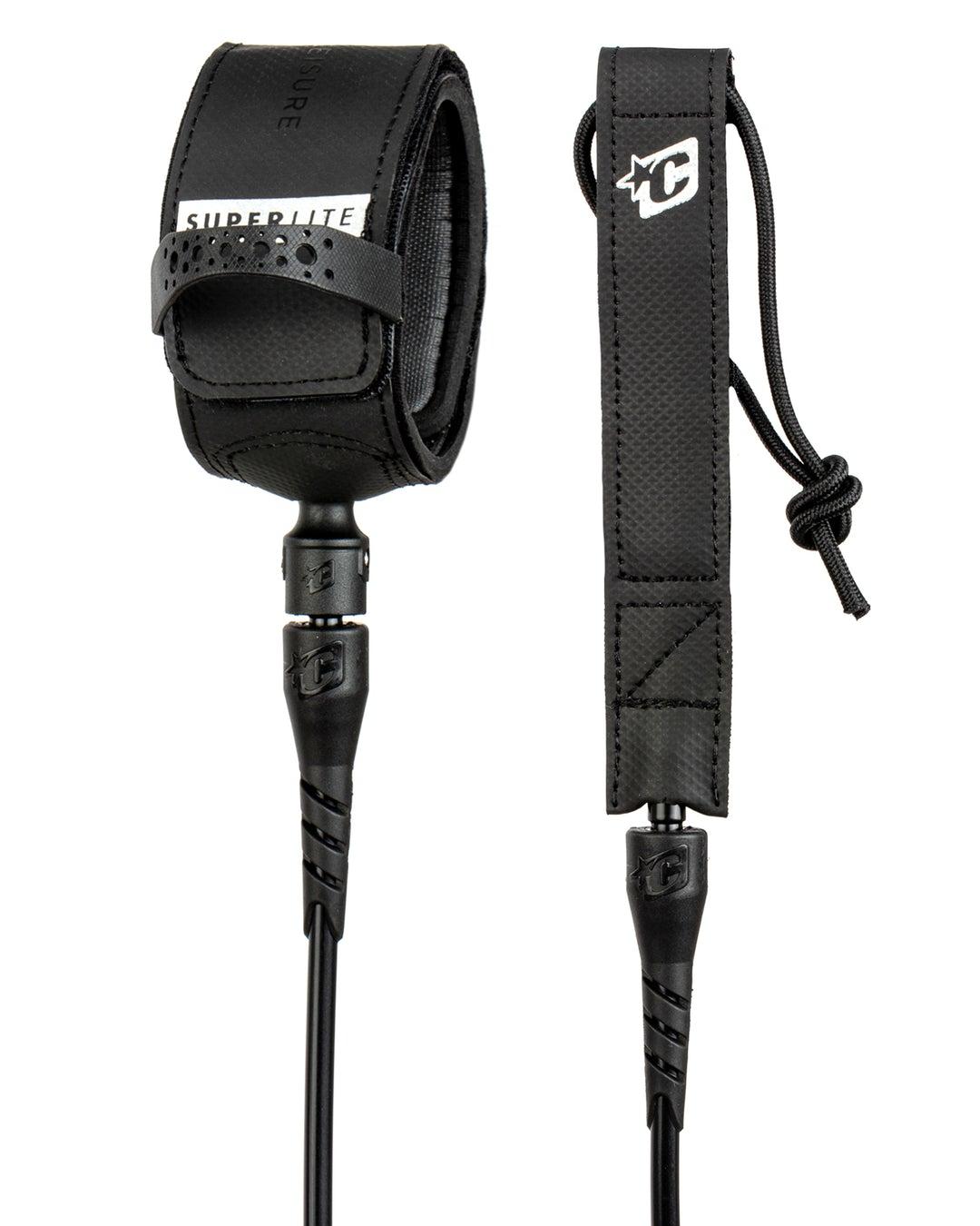 6ft Superlite Comp Leash 6mm - Black 2