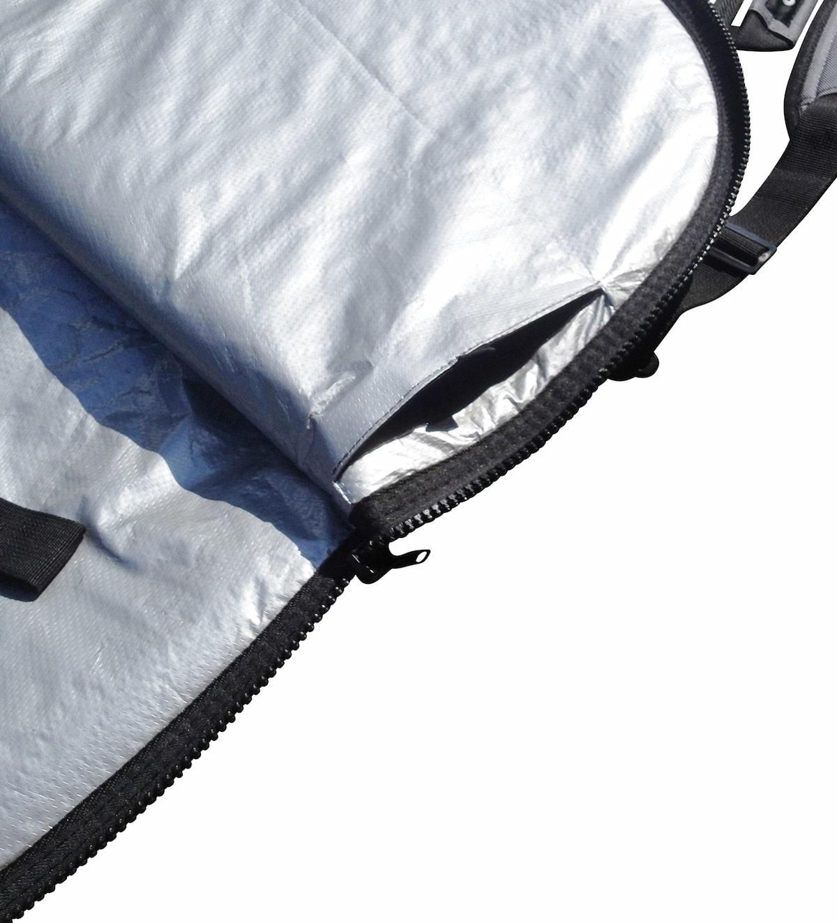 Curve Armourdillo Travel Surfboard Bag - Retro pocket