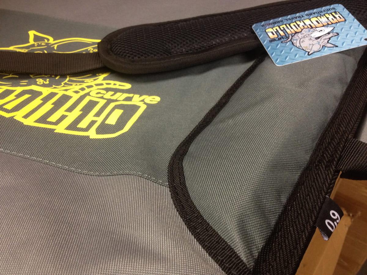 Curve Armourdillo Travel Surfboard Bag - Retro rail