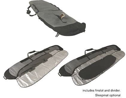 Curve Overstayer Multi-Surfboard Travel Coffin Bag (1-3) finslot & divider