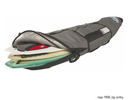 Curve Overstayer Multi-Surfboard Travel Coffin Bag (1-3) YKK rear entry zipper