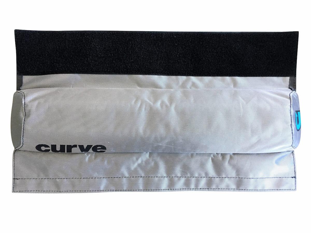 Curve Roof Rack Pads Aero - Silver - Single 18.5"