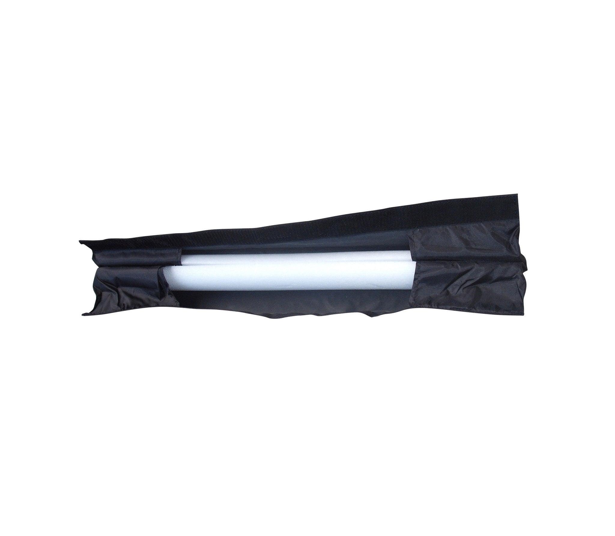Curve Roof Rack Pads Round - Black - Double 28" open