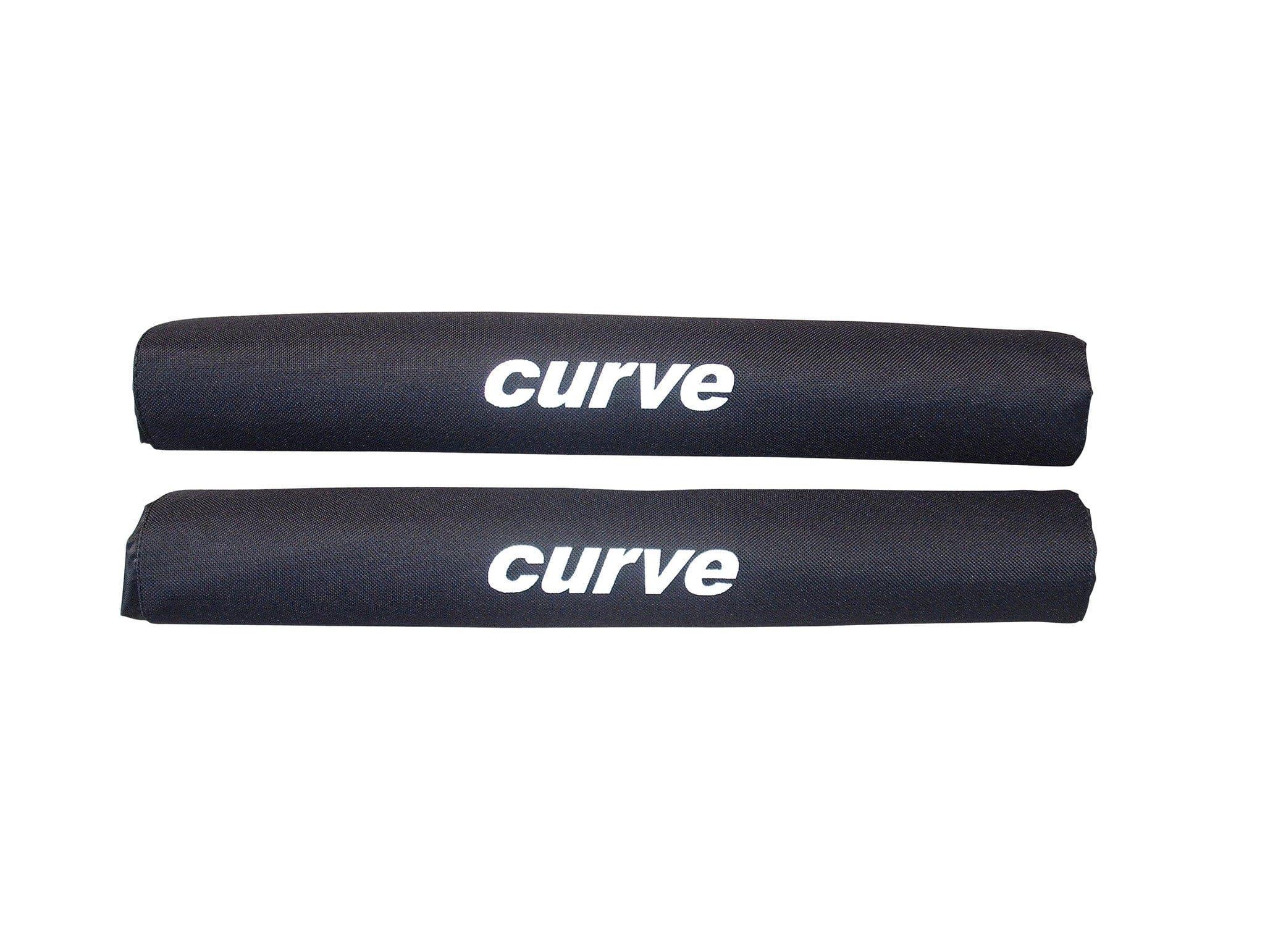 Curve Roof Rack Pads Round - Black - Single 17"