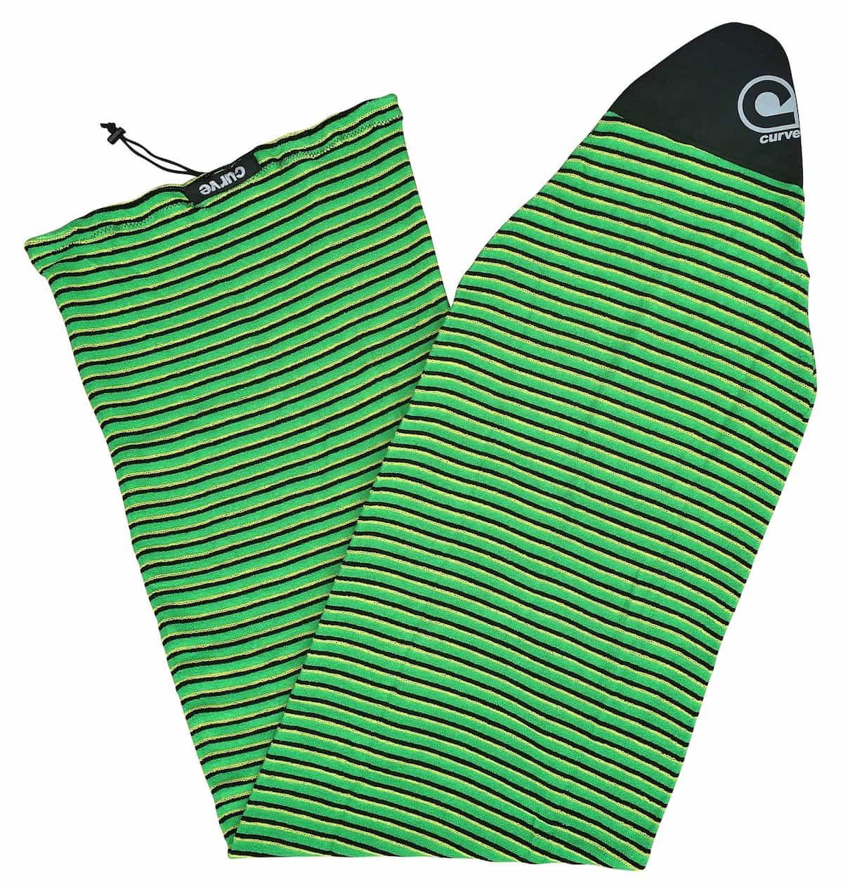 Curve Fish Surfboard Sock - Green Horizon