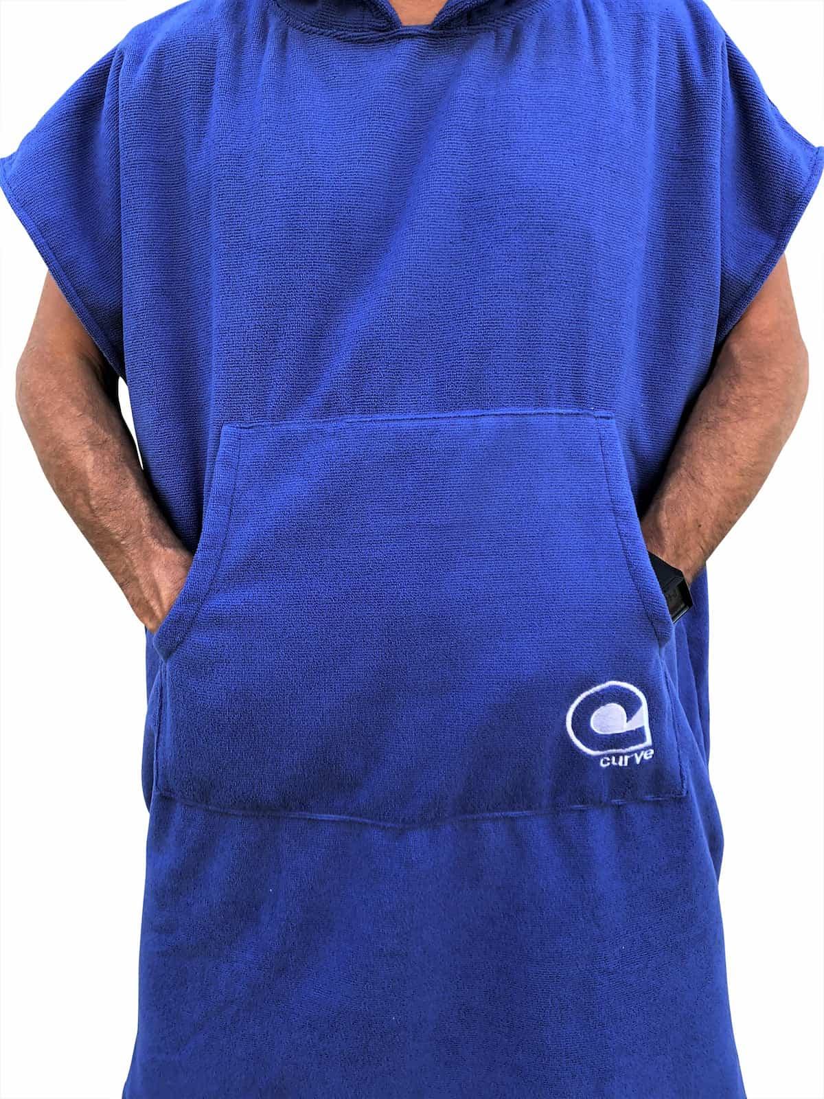 Curve Surf Poncho Towel - Microfiber front pocket