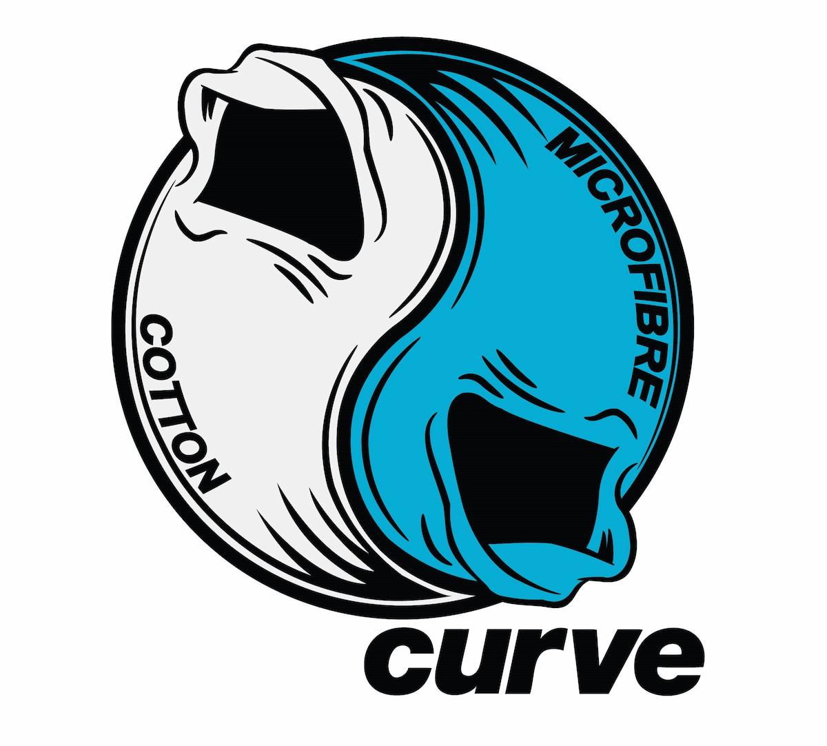Curve YinYang Surf Poncho Towel logo