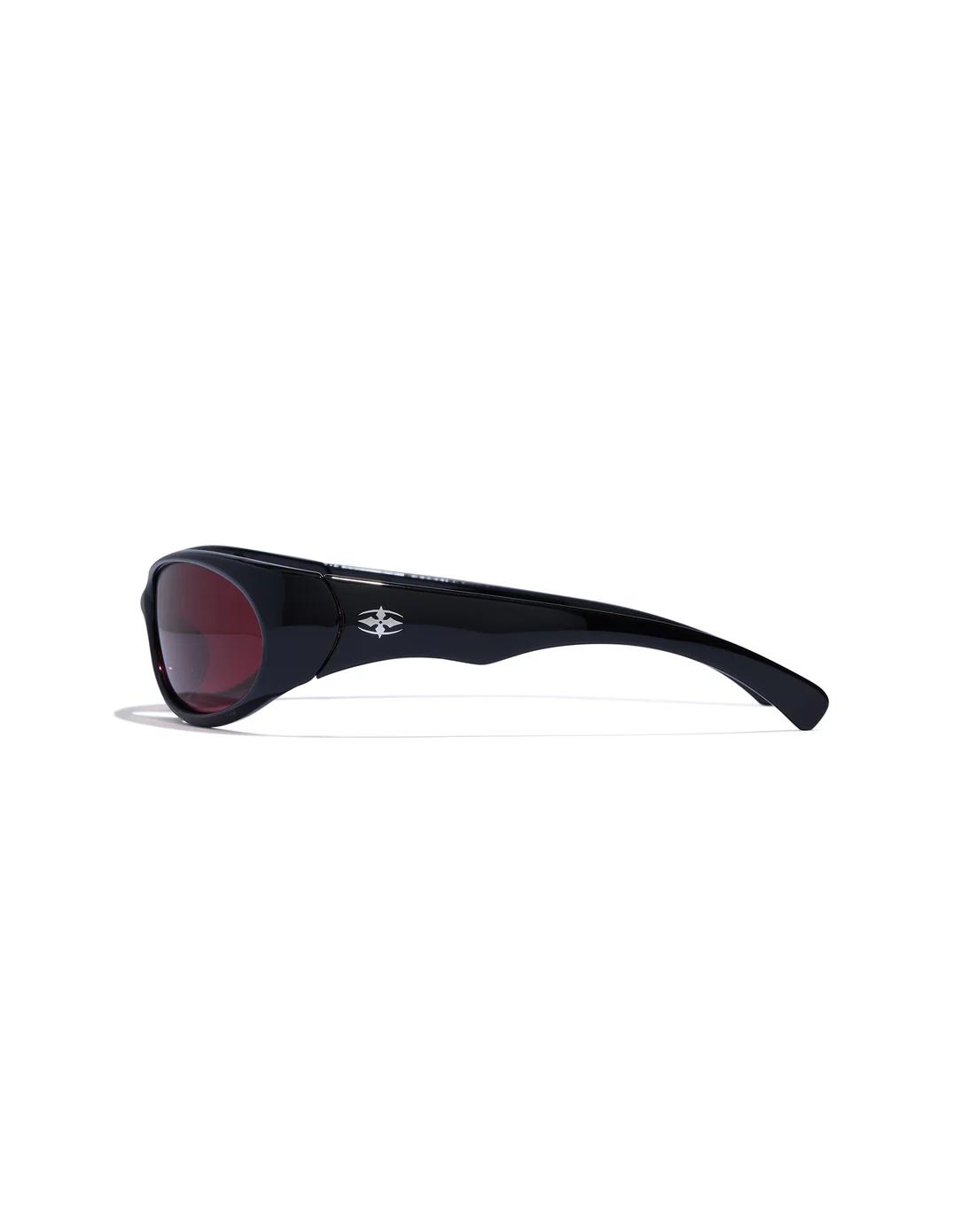 Demon Speed Sunglasses - Polished Black/Rust Polarised