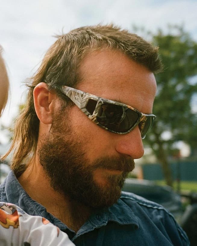 Dragster Sunglasses - Matte Black/Rust Polarised