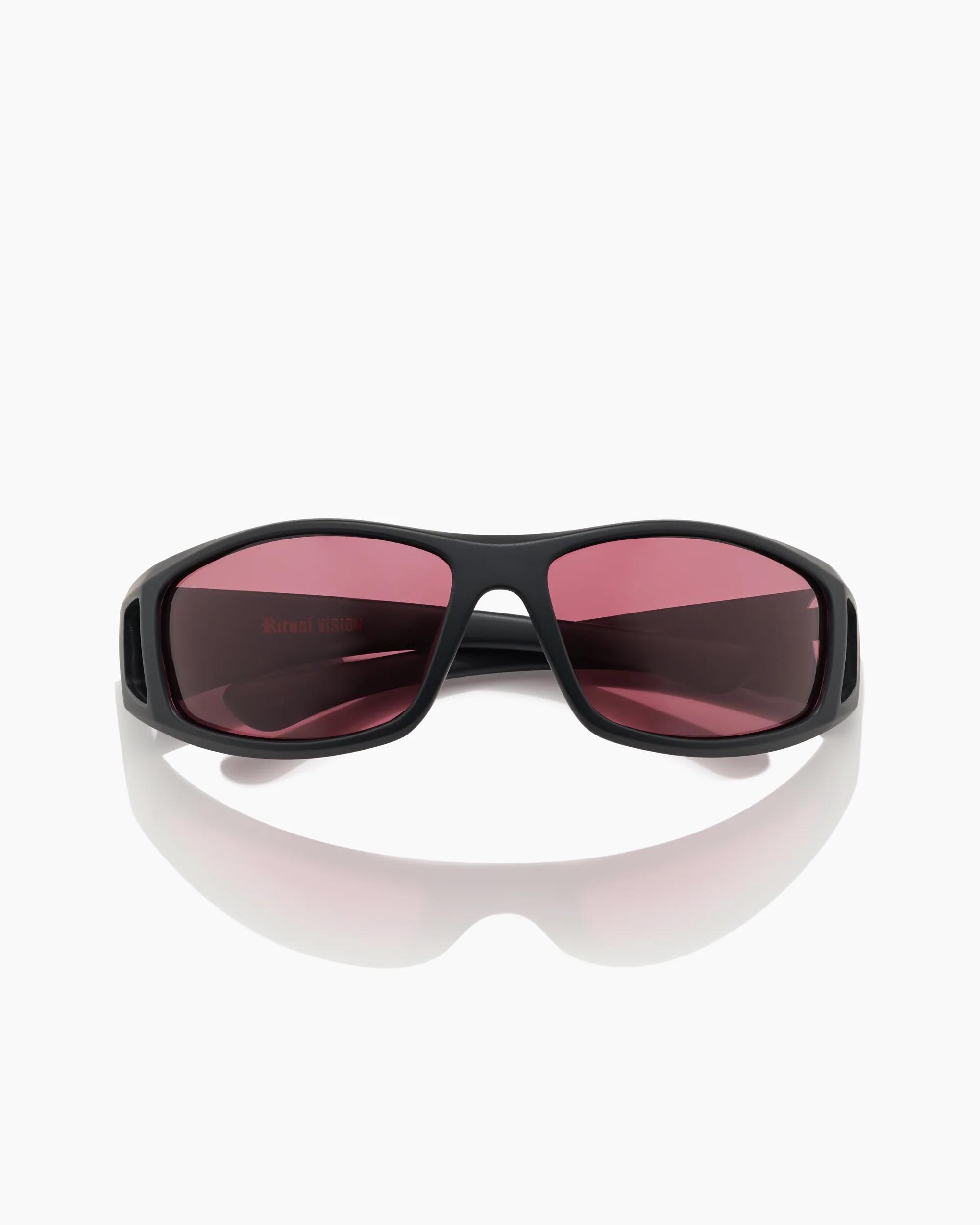 Dragster Sunglasses - Matte Black/Rust Polarised