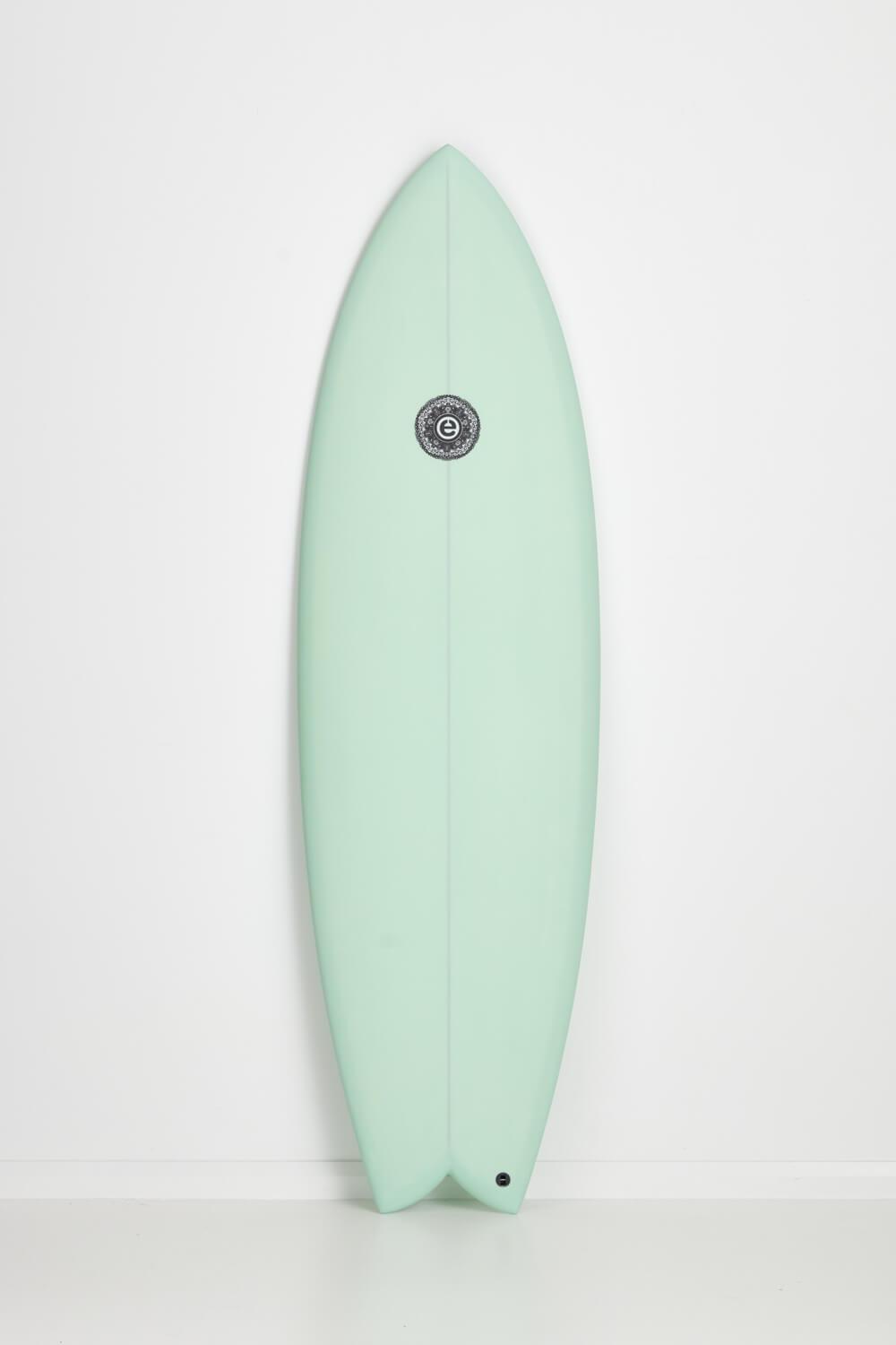 Twin Fish - Mint (Elemnt) - 5' 6" x 20 " x 2 3/8" x 27.3L - Futures 3
