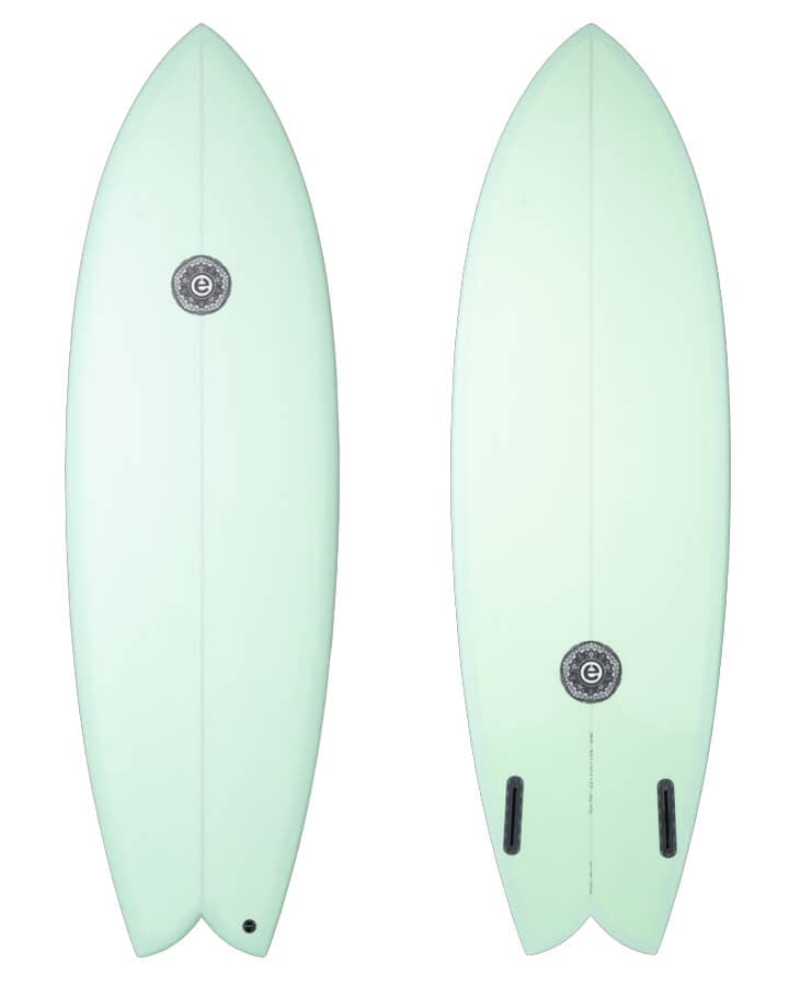 Twin Fish - Mint (Elemnt) - 5' 8" x 20 1/2" x 2 1/2" x 30.5L - Futures 1
