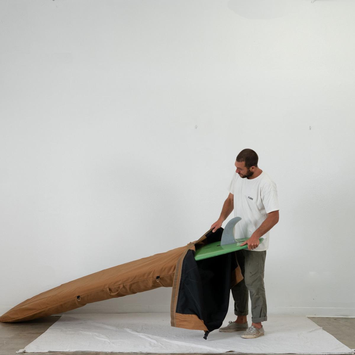 Faro Desert Sand Roll Bottom Board Bag