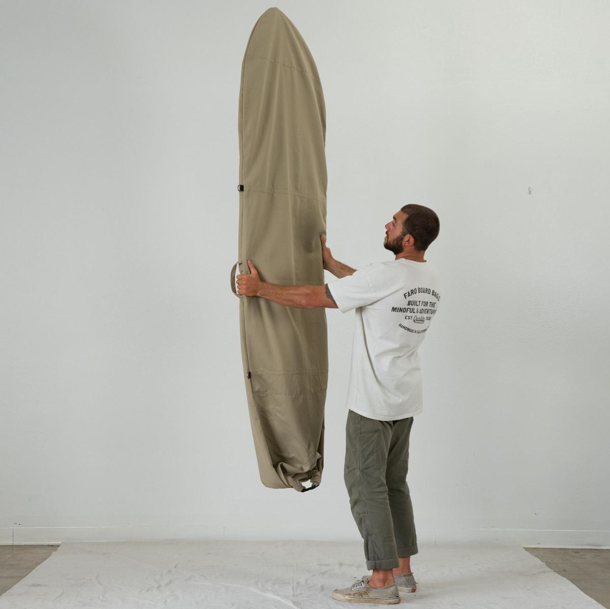 Faro Harbor Tan Roll Bottom Board Bag