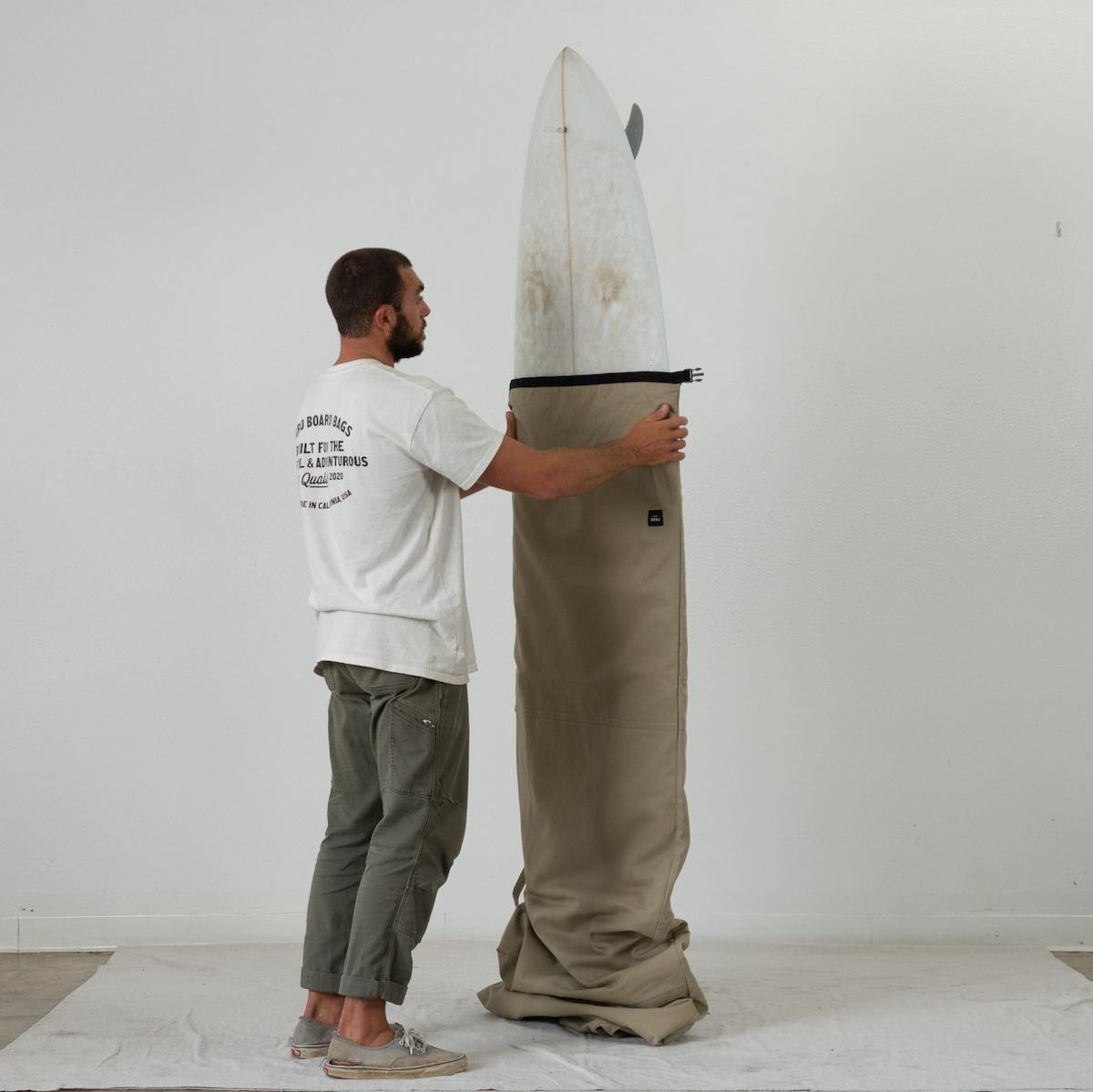 Faro Harbor Tan Roll Bottom Board Bag