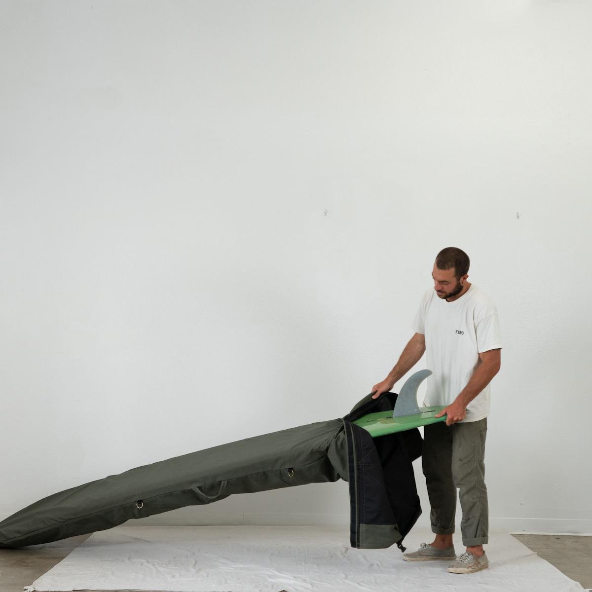 Faro Olive Drab Roll Bottom Board Bag