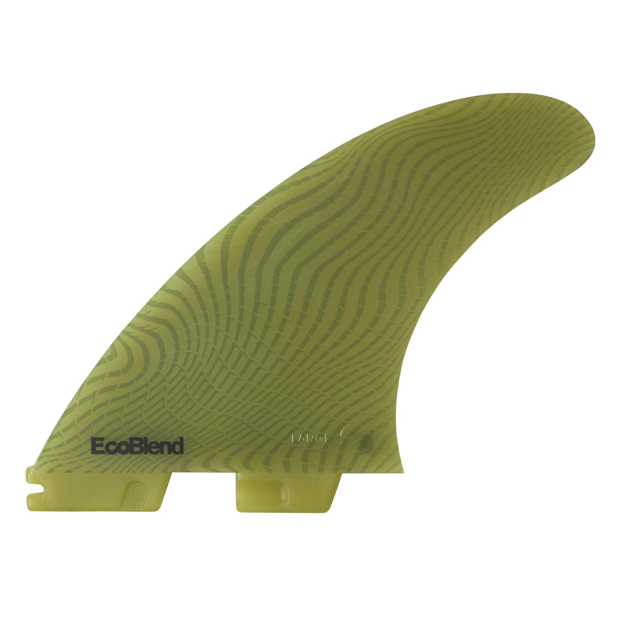 FCS II Carver Neo Glass Tri Fins - Eucalyptus - L - Back