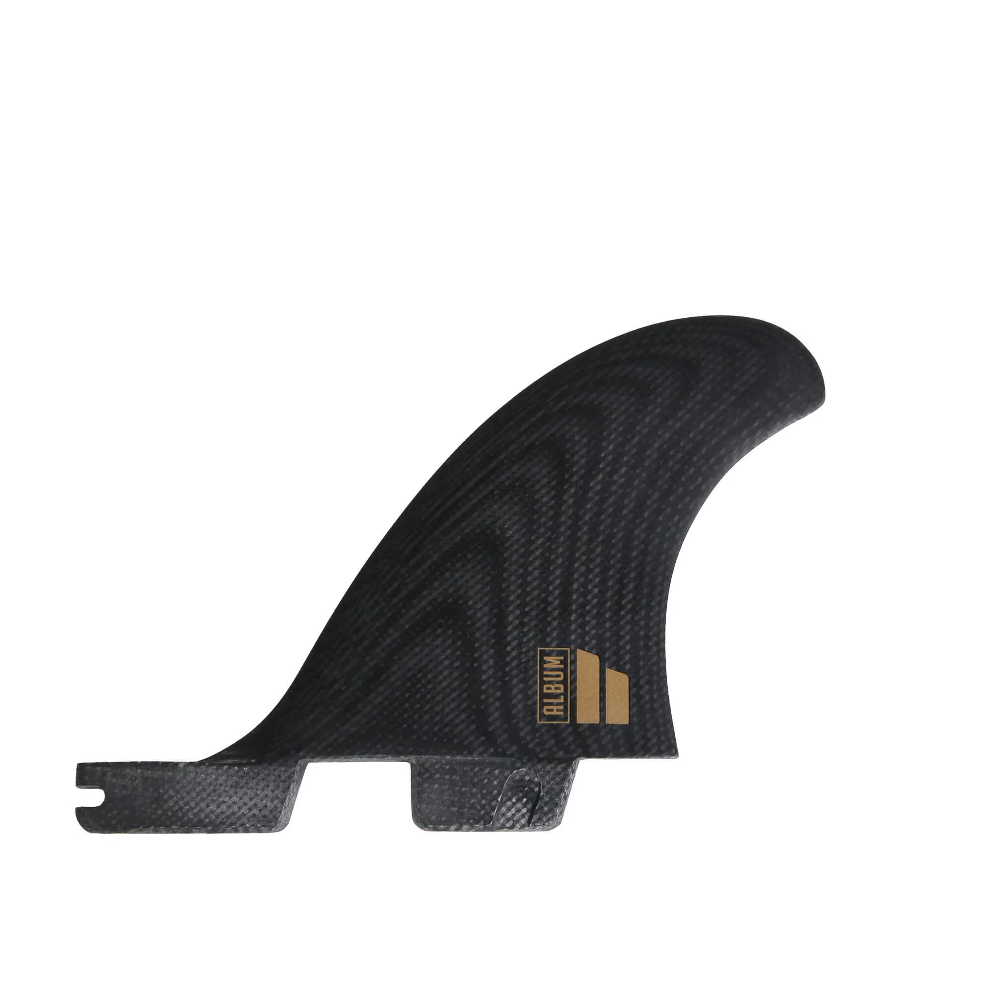 FCS II Album Twin + 1 PG Fins - Black/Gold - M-L