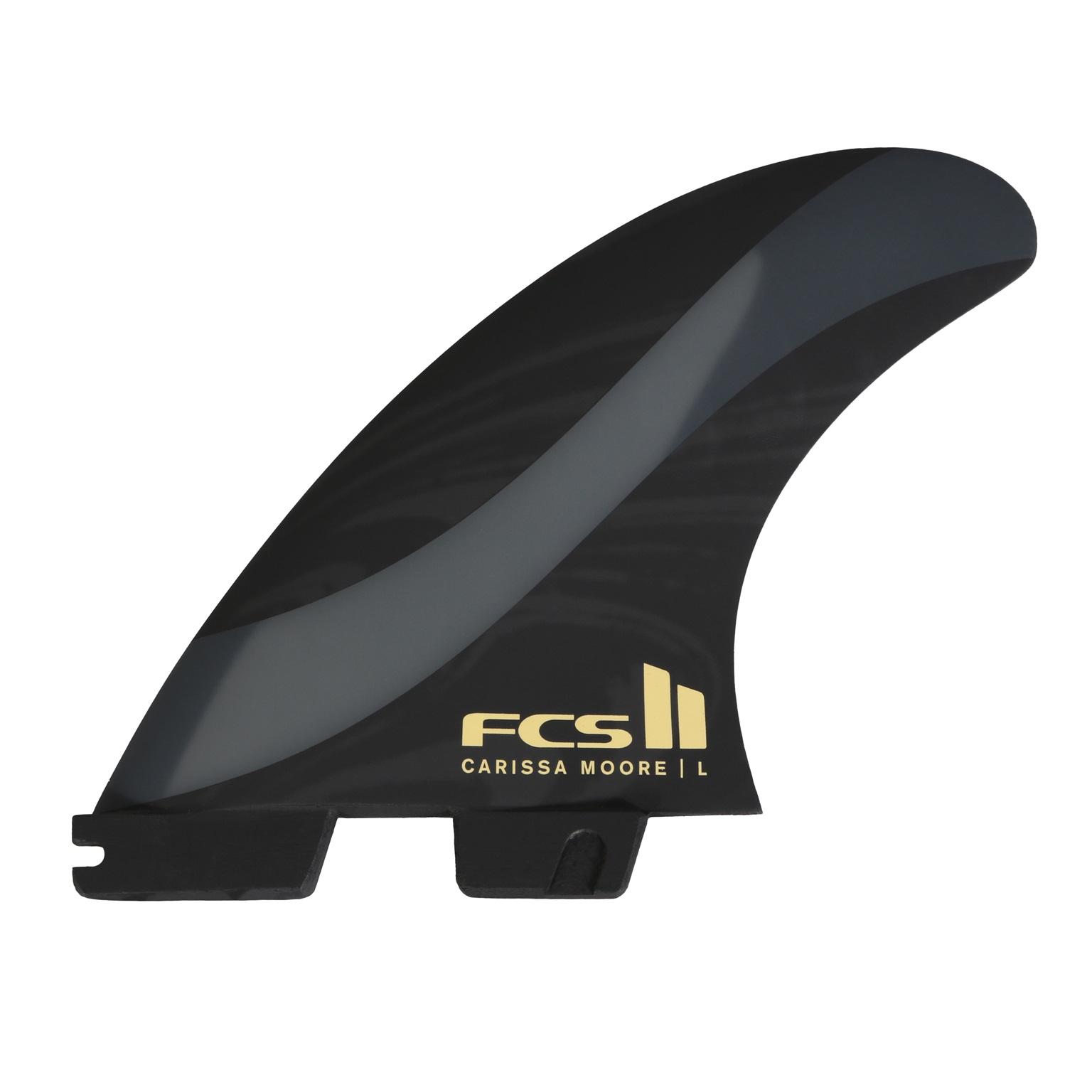 FCS II Carissa Moore PC Aircore Tri Fins - Black