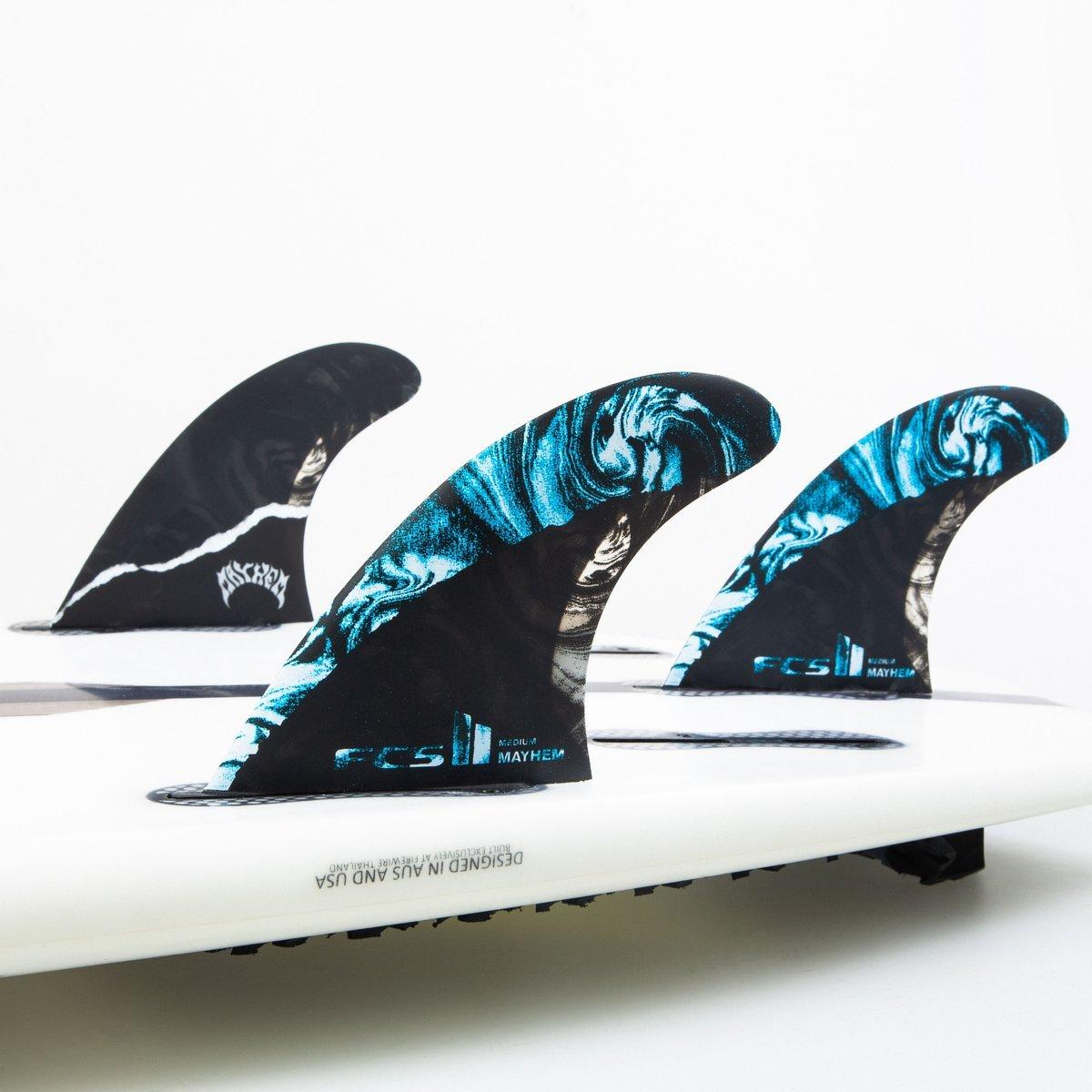 MB PC Carbon Blue 5-Fin - M 2