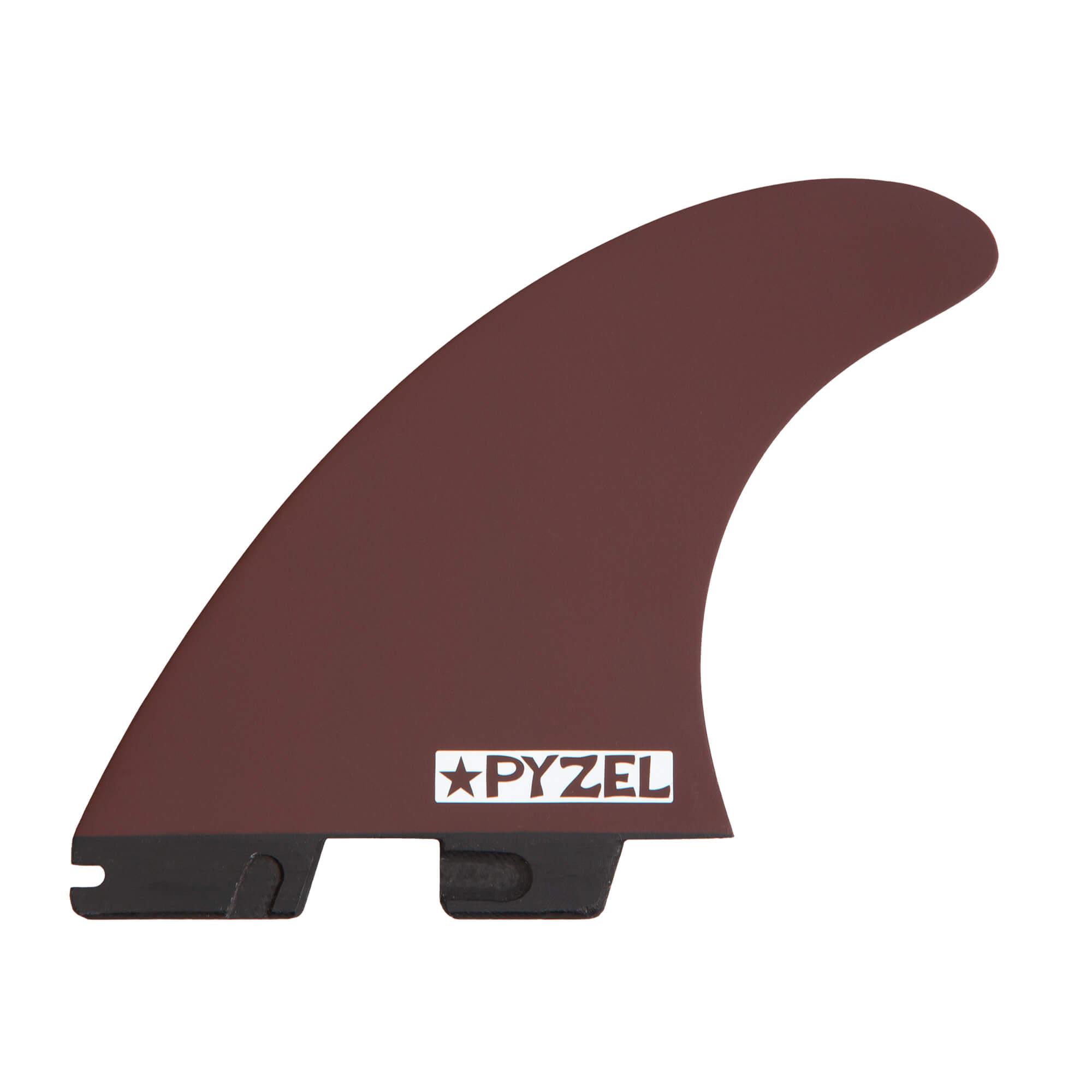 FCS II Pyzel PC Tri Fins - Black/Shiraz - M