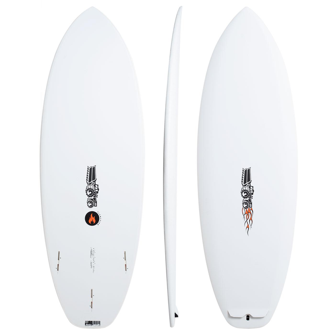 Flame Fish Softboard - White 1