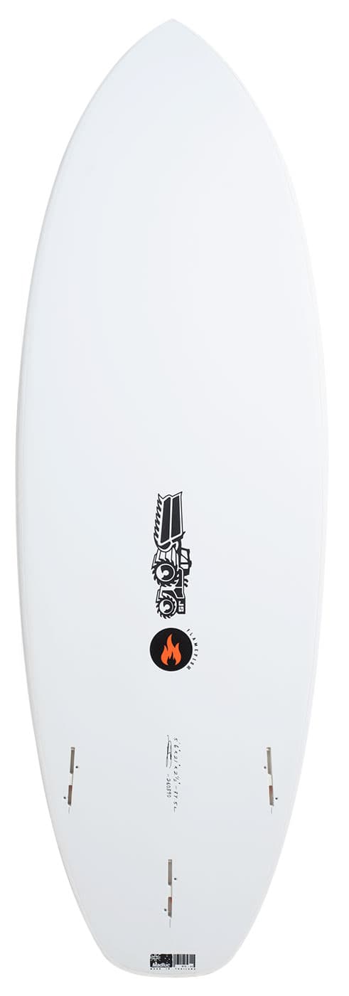 Flame Fish Softboard - White 3