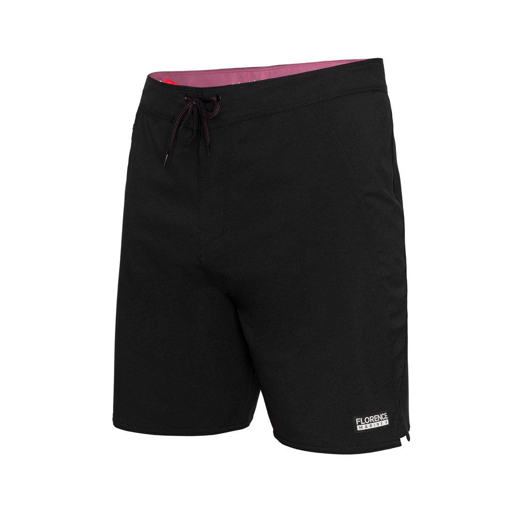 Florence Marine X Solid Boardshort - Black