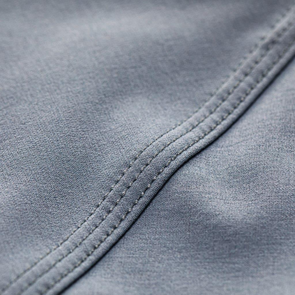 Florence Marine X Solid Boardshort - Steel Blue triple needle construction