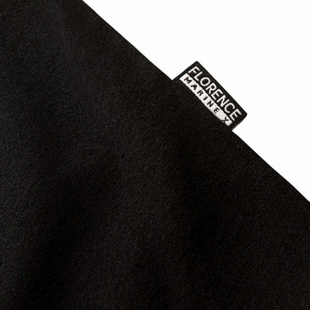 Florence Marine X Burgee Recover Hooded Long Sleeve T-shirt - Black tag