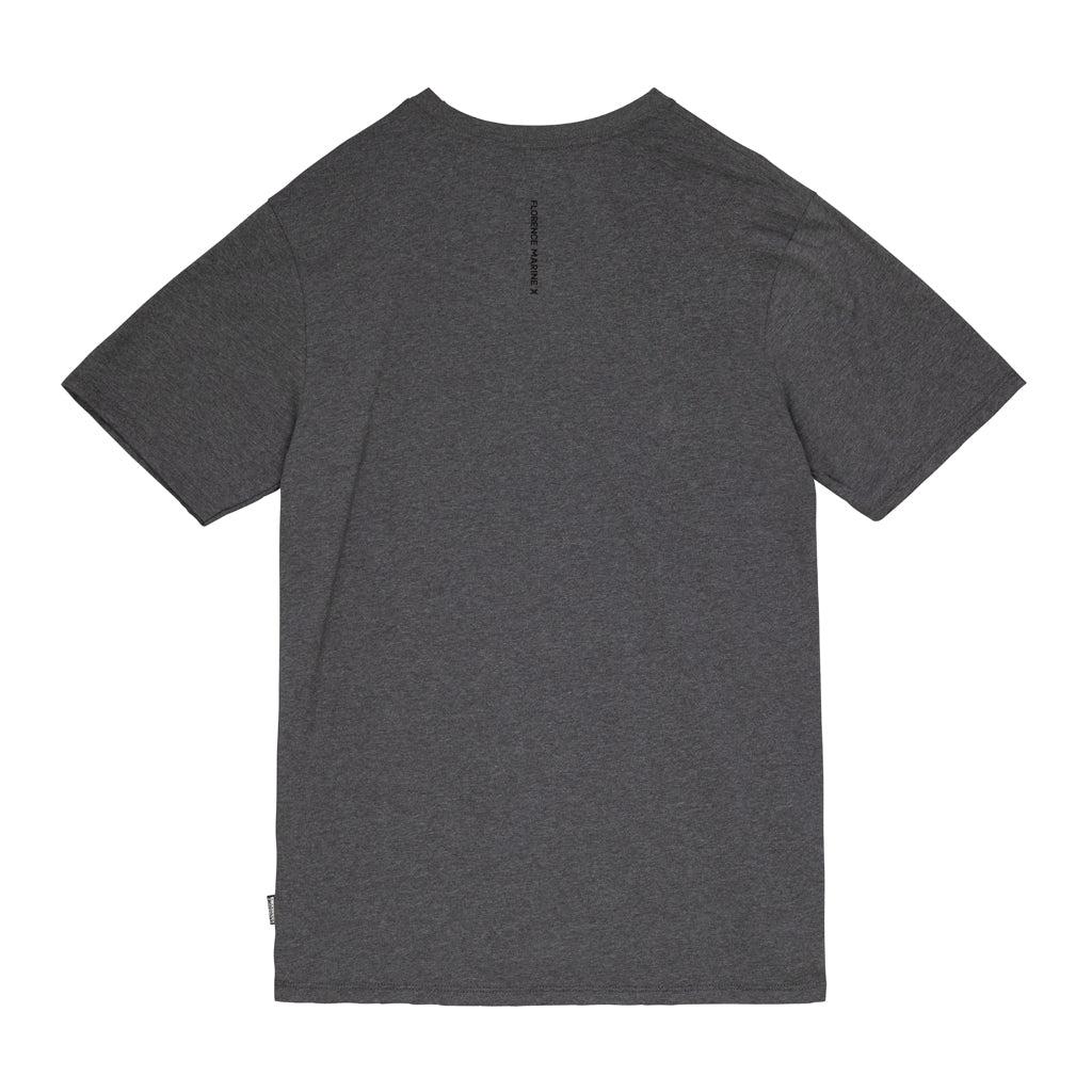 Florence Marine X Burgee Recover Pocket T-Shirt - Dark Heather Grey back