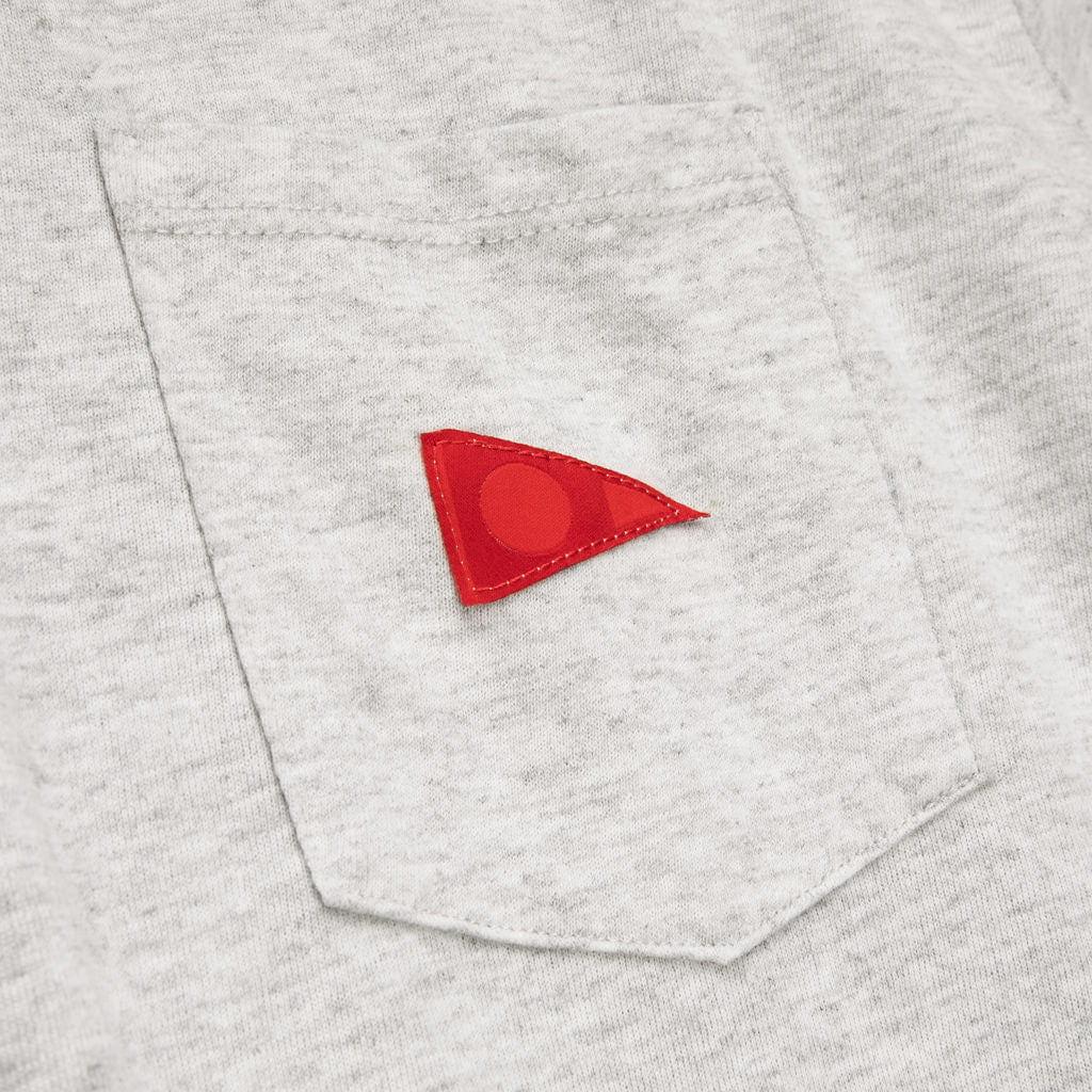 Florence Marine X Burgee Recover Pocket T-Shirt - Light Heather Grey pocket