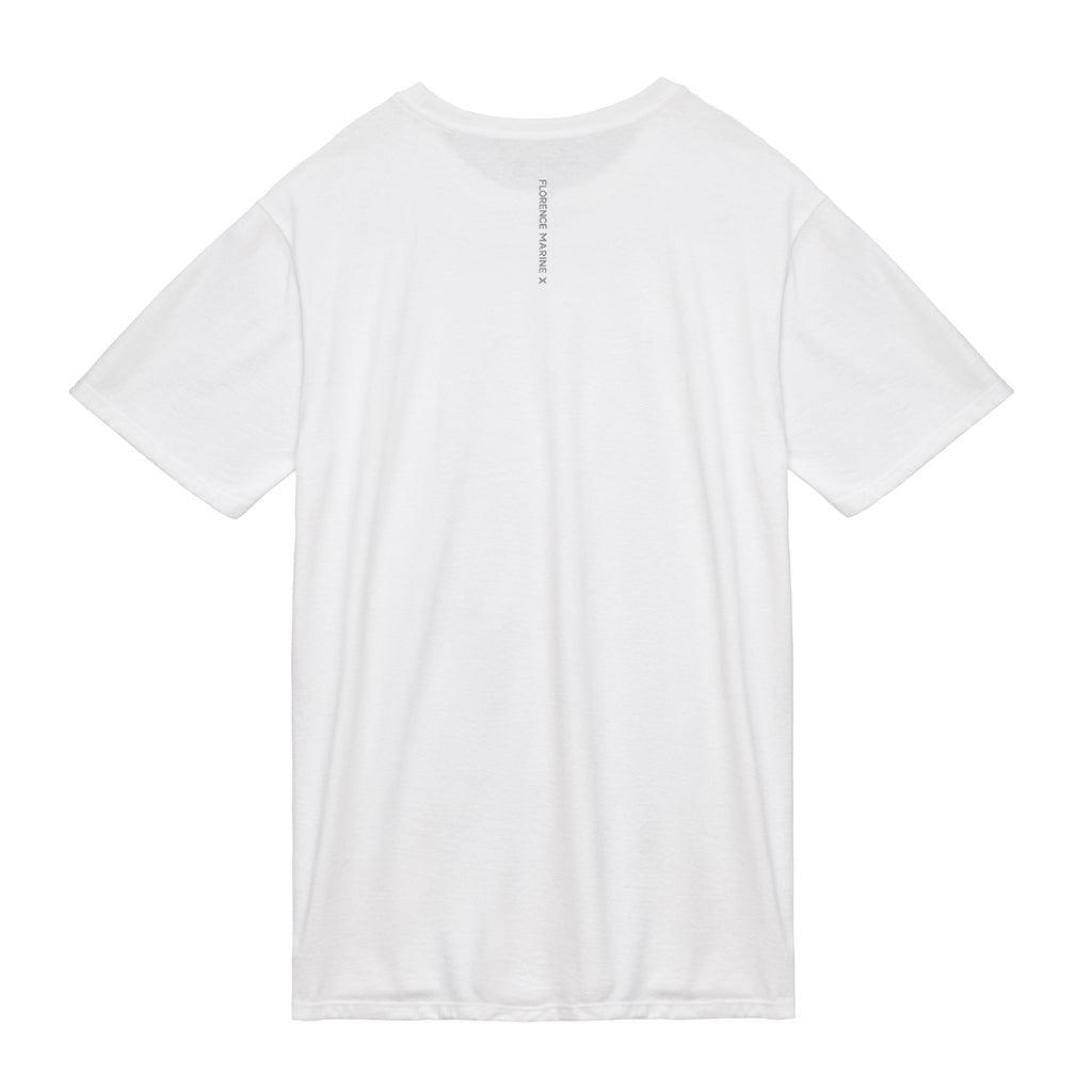 Florence Marine X Burgee Recover Pocket T-Shirt - White back