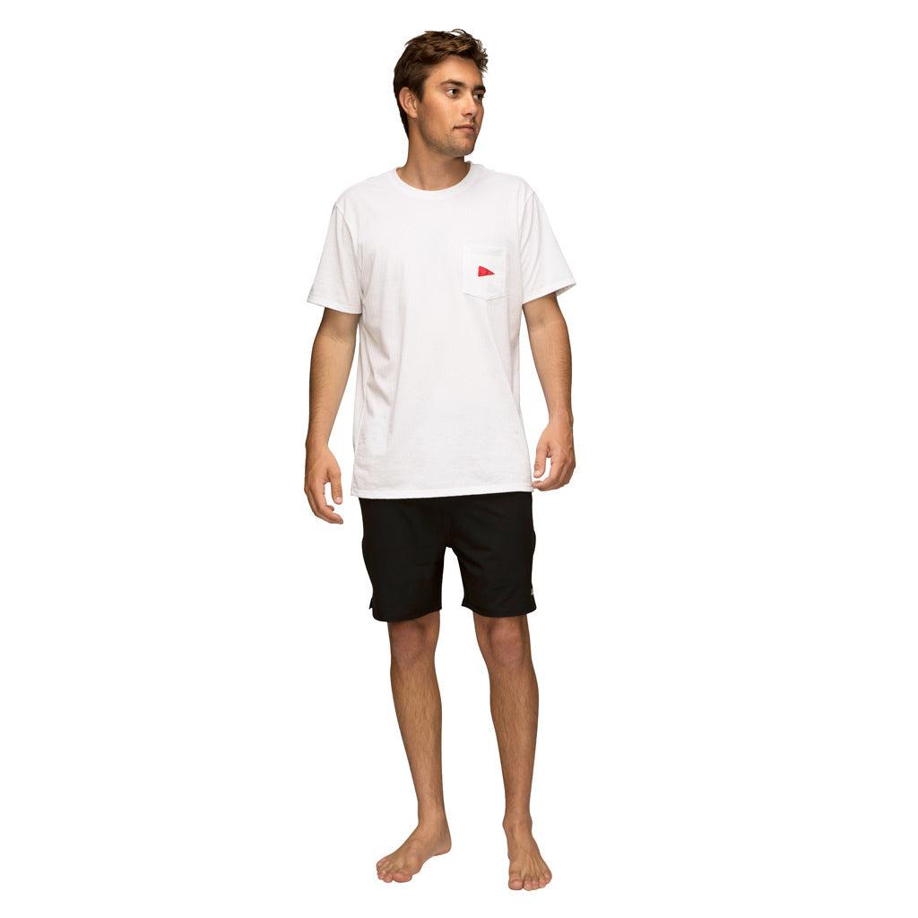 Florence Marine X Burgee Recover Pocket T-Shirt - White on model