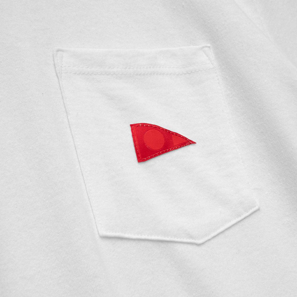 Florence Marine X Burgee Recover Pocket T-Shirt - White pocket